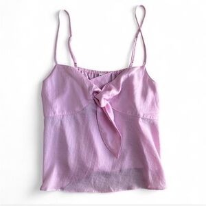 BP Pink Tie-Front Camisole